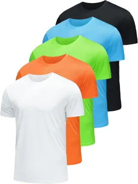 1 or 3 Pack Men's T-Shirts Dry Fit Gym Shirts Moisture Wicking Shirts for Men Workout Clothes Plain Tshirts