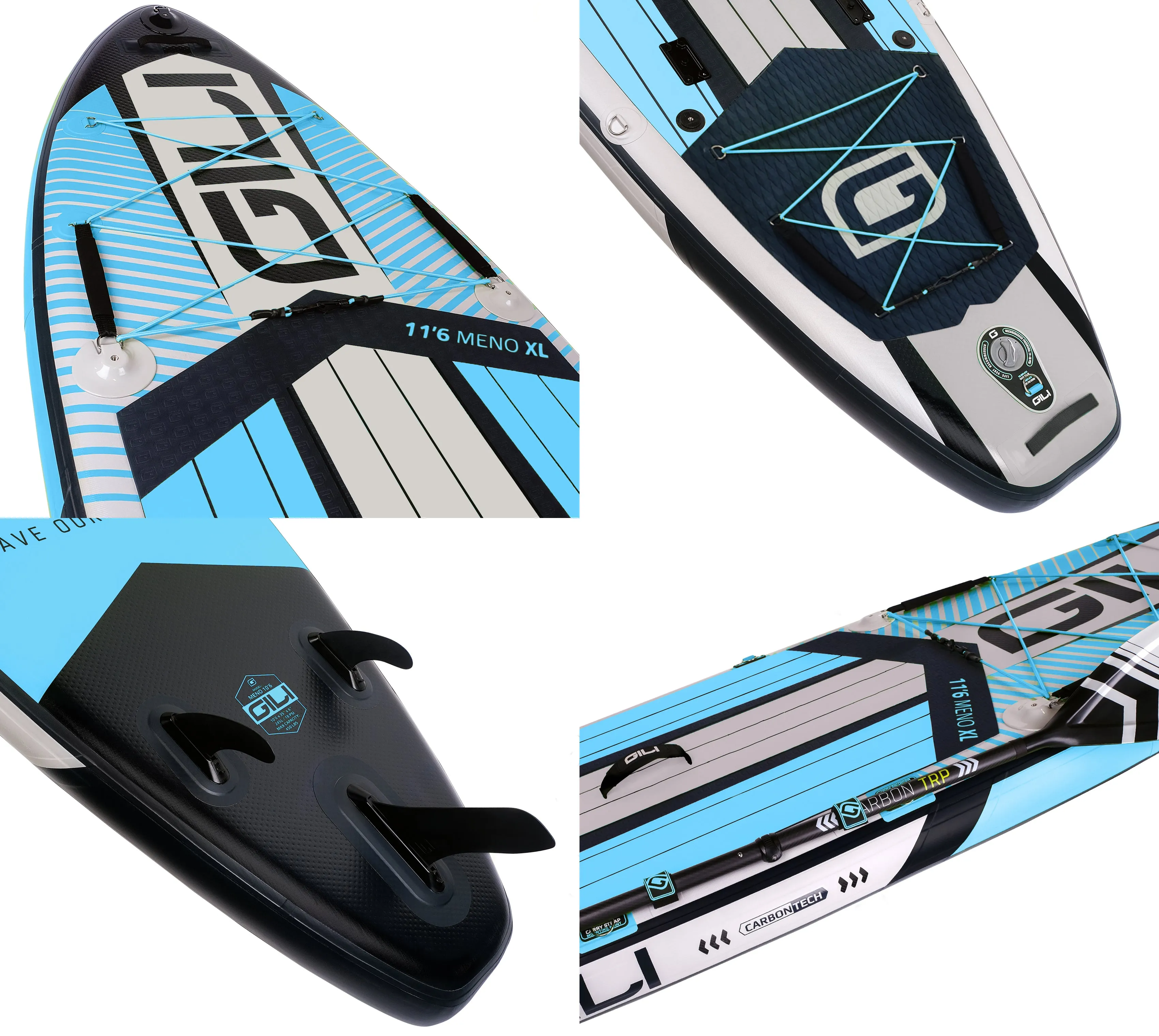 10'6 / 11'6 MENO Inflatable Stand Up Paddle Board