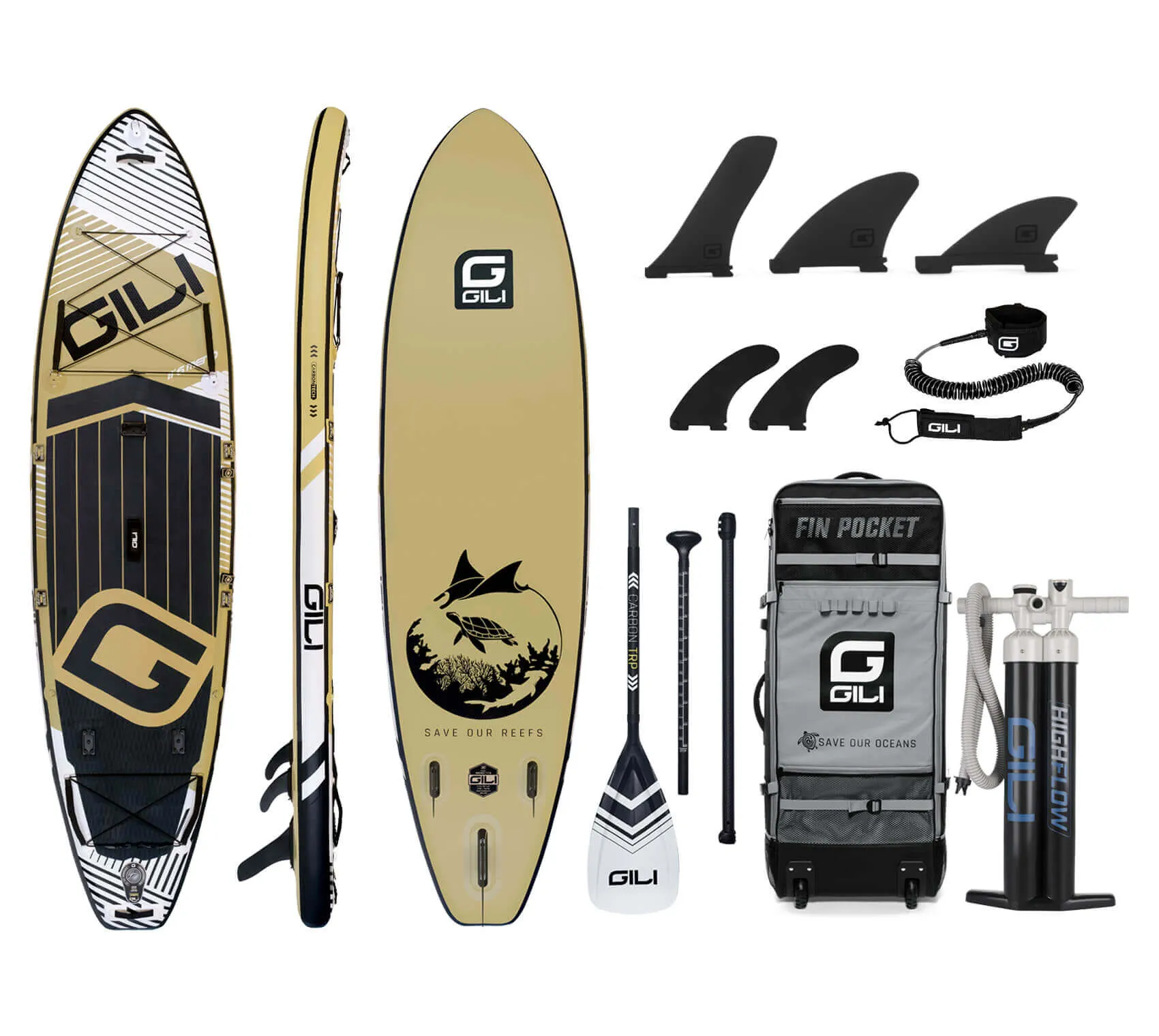 10'6 / 11'6 MENO Inflatable Stand Up Paddle Board