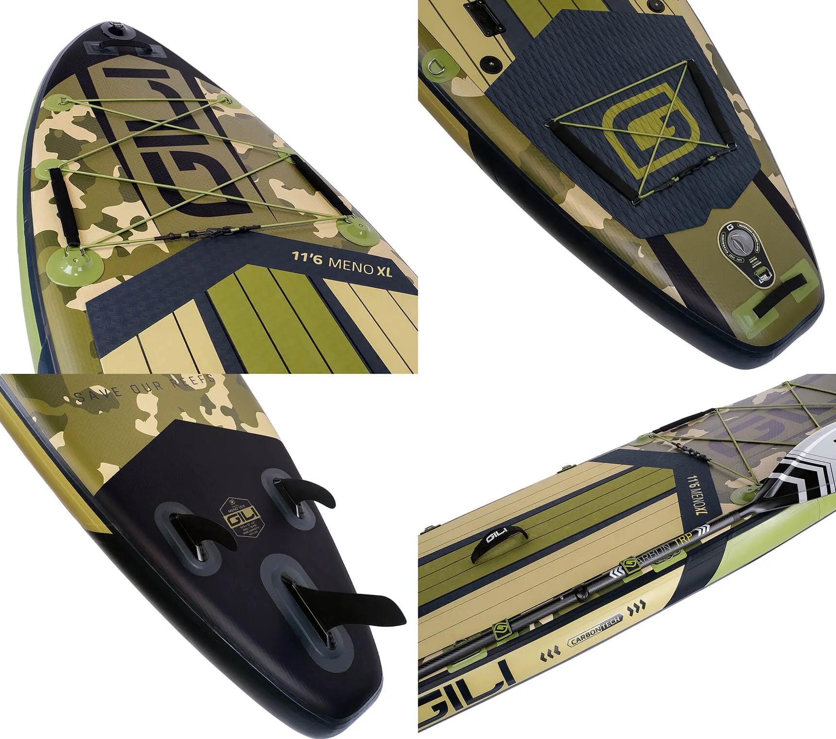 10'6 / 11'6 MENO Inflatable Stand Up Paddle Board