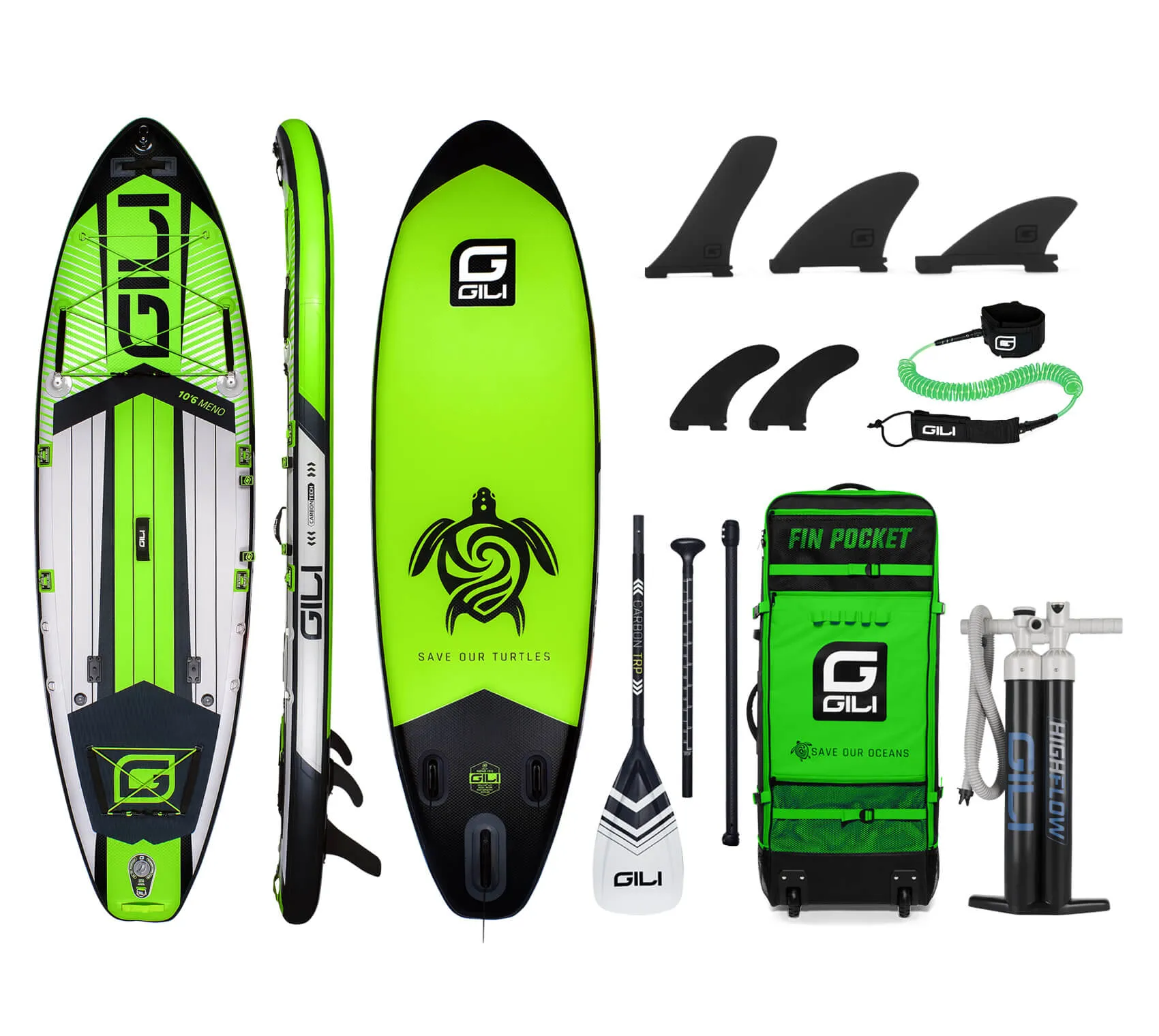10'6 / 11'6 MENO Inflatable Stand Up Paddle Board