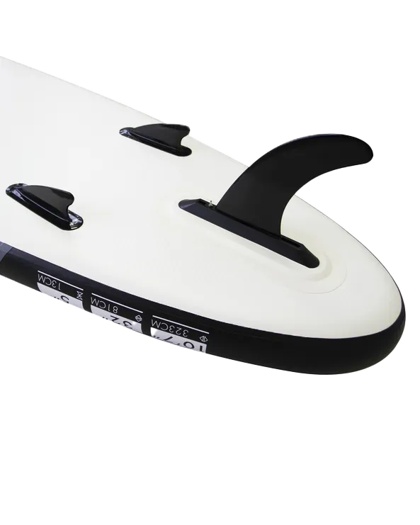 10'7" Cross SUP Package in White & Grey