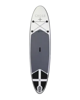 10'7" Cross SUP Package in White & Grey