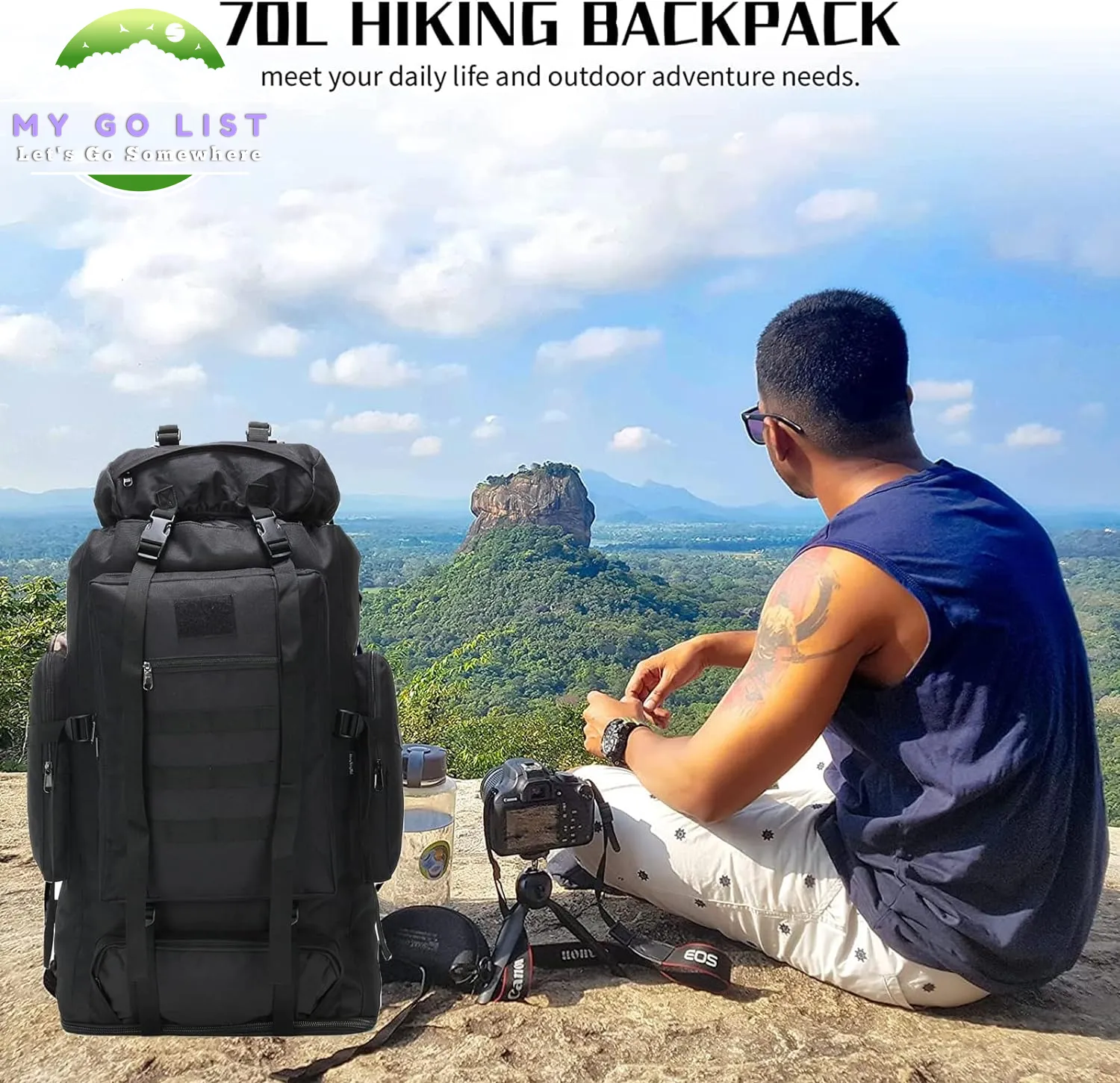 70L/100L Camping & Hiking Backpack