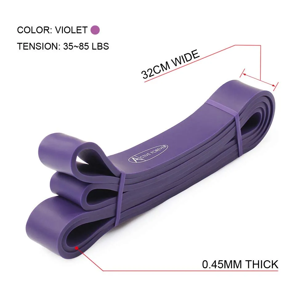 ACTIVE FOREVER Resistance Band,Pull up Assist Band,Fitness Band,Suitable for Boosting Strength,Yoga, Exercise 85LBS
