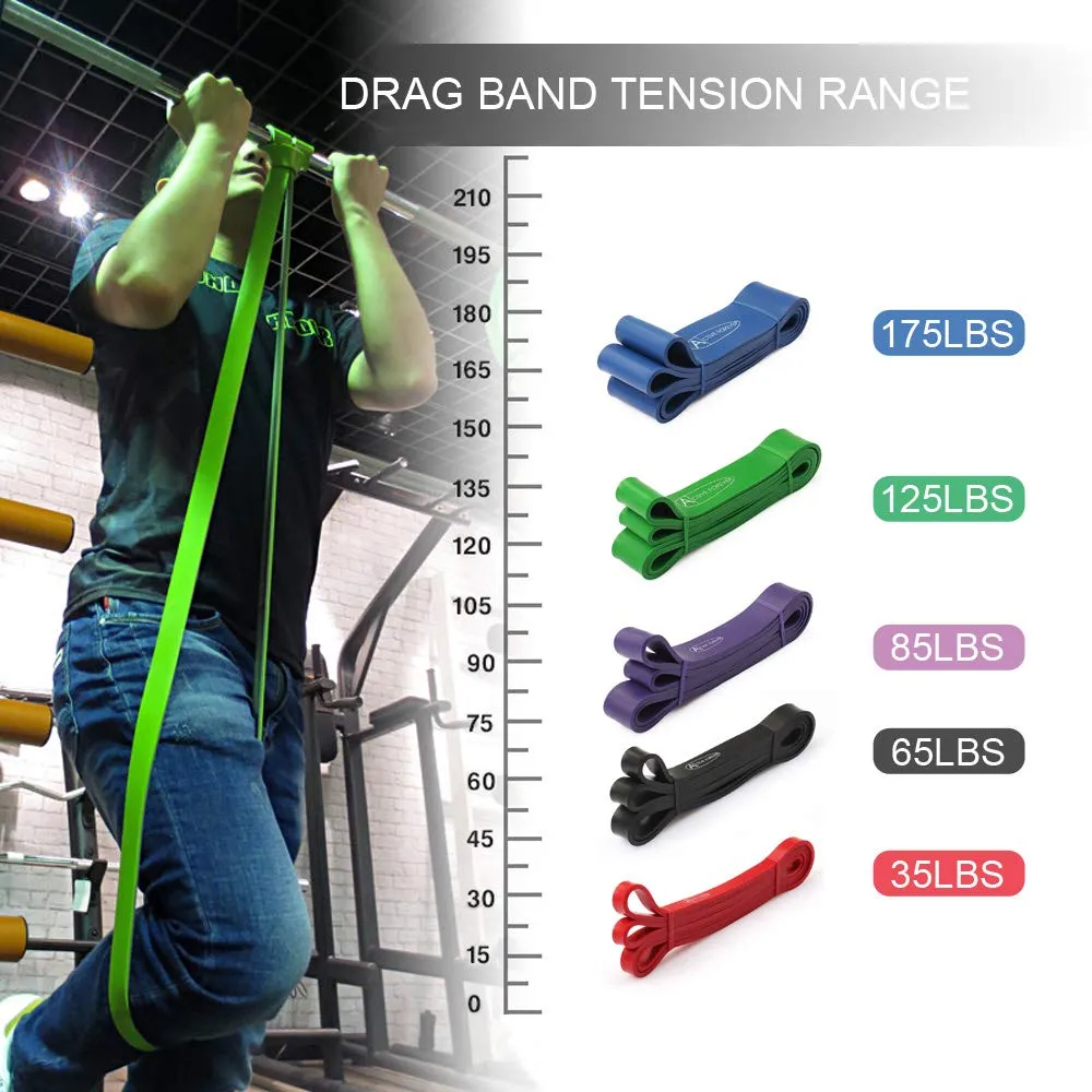 ACTIVE FOREVER Resistance Band,Pull up Assist Band,Fitness Band,Suitable for Boosting Strength,Yoga, Exercise 85LBS