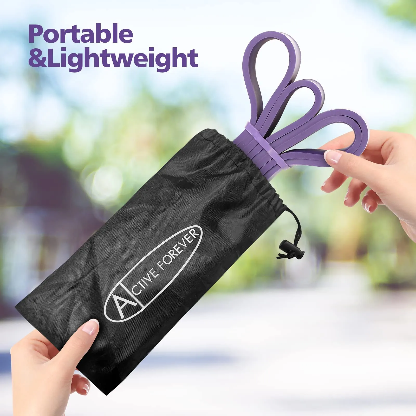 ACTIVE FOREVER Resistance Band,Pull up Assist Band,Fitness Band,Suitable for Boosting Strength,Yoga, Exercise 85LBS