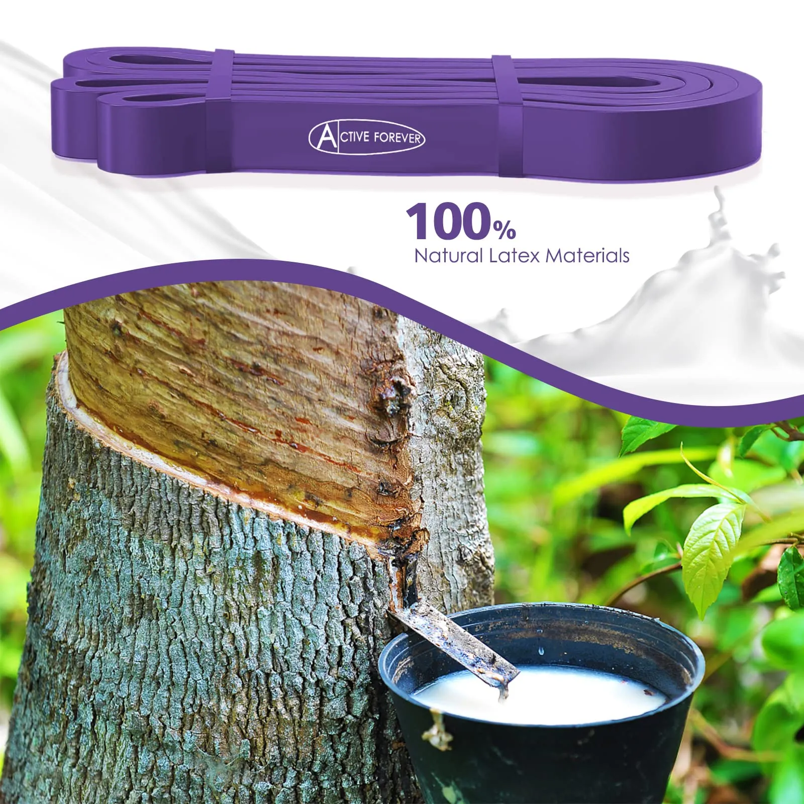 ACTIVE FOREVER Resistance Band,Pull up Assist Band,Fitness Band,Suitable for Boosting Strength,Yoga, Exercise 85LBS