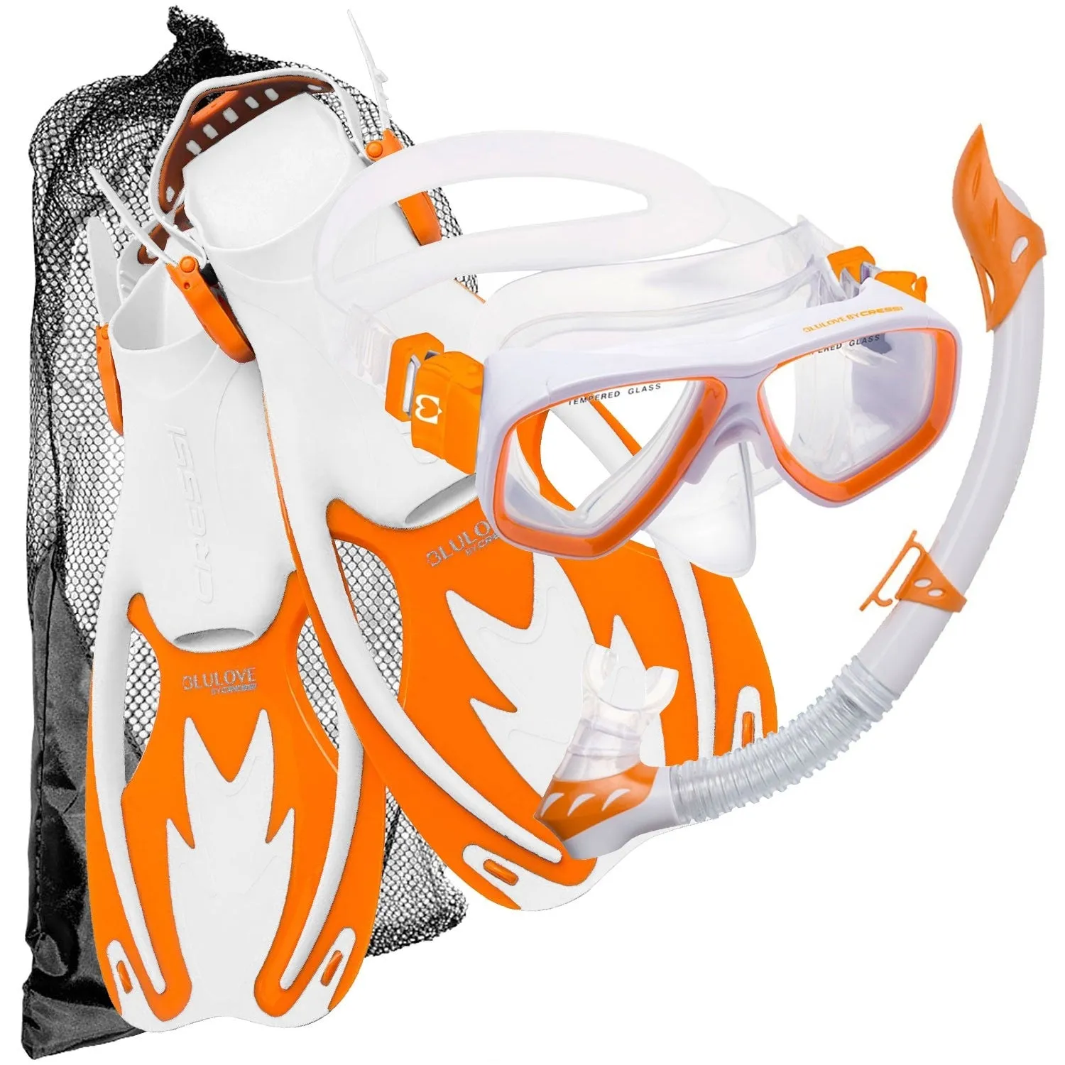Cressi Junior Rocks Mask Fin Snorkel SET