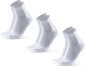 DANISH ENDURANCE Cushioned Running Socks for Long Distances, Quarter Length, Anti-Blister for Men & Women, 3 and 5 Pack