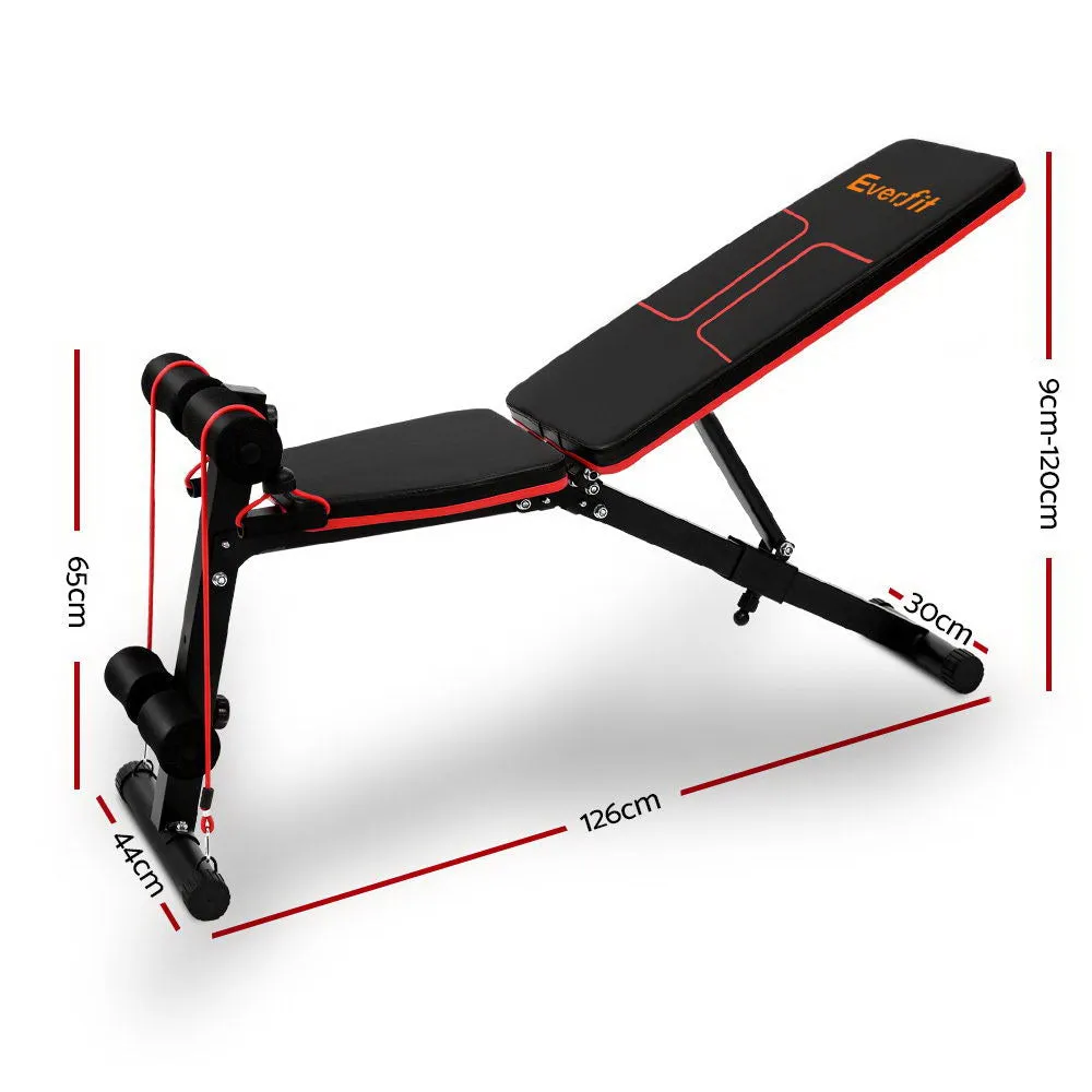 Everfit Adjustable FID Weight Bench
