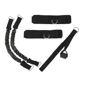 Fitness Exercise Bands Resistance Bands Gymnastics Bands Training / Yoga / Pilates / Fitness with 18kg tensile strength - Black