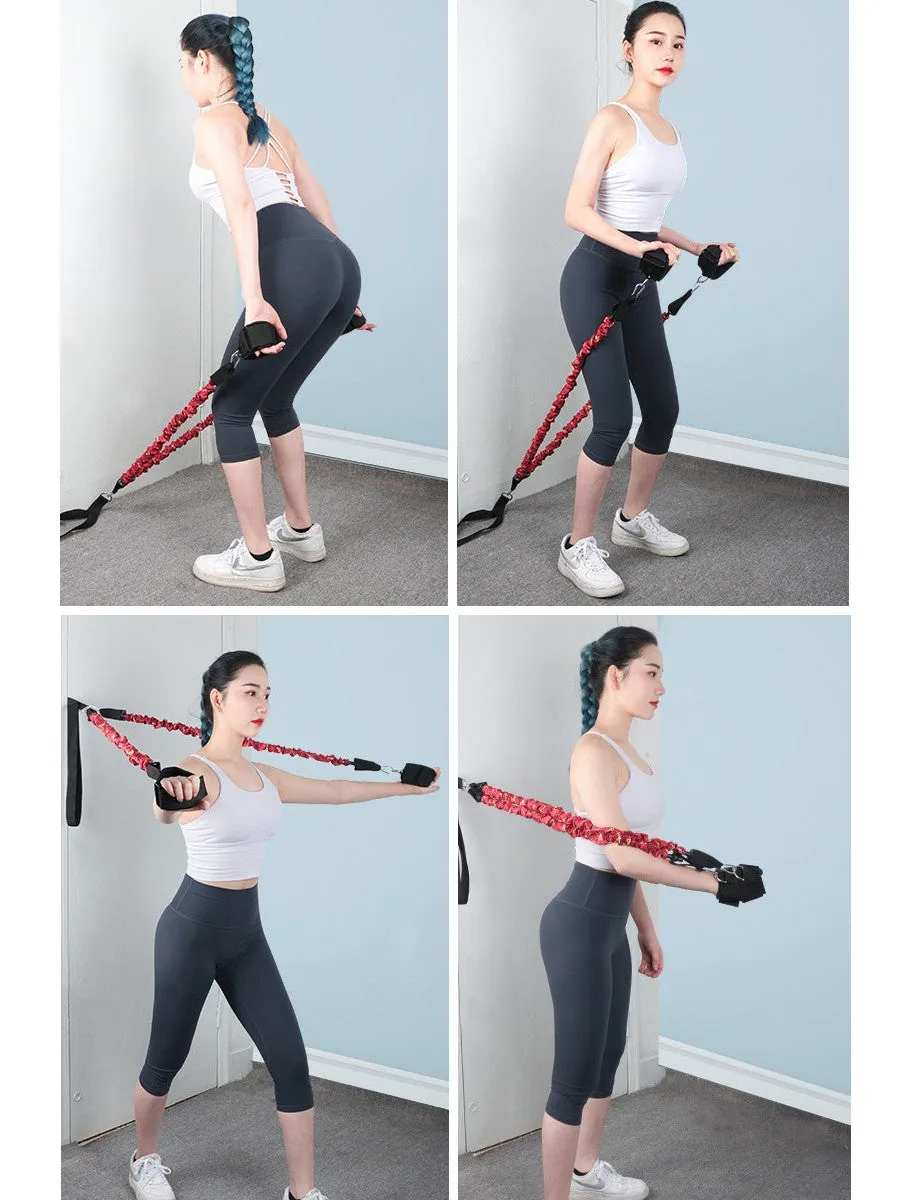 Fitness Exercise Bands Resistance Bands Gymnastics Bands Training / Yoga / Pilates / Fitness with 18kg tensile strength - Black