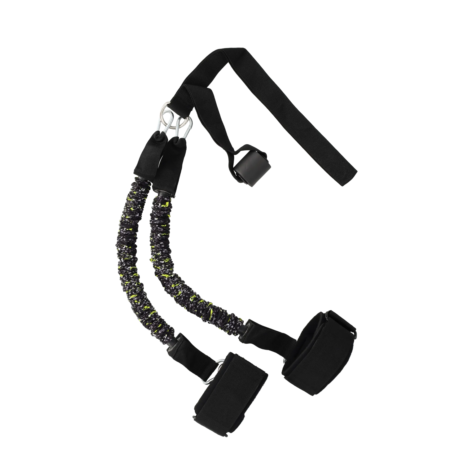 Fitness Exercise Bands Resistance Bands Gymnastics Bands Training / Yoga / Pilates / Fitness with 18kg tensile strength - Black