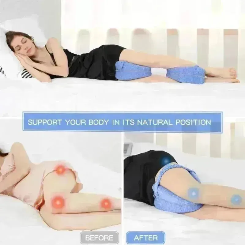 Heart Shaped Memory Foam Relaxing Leg Pillow