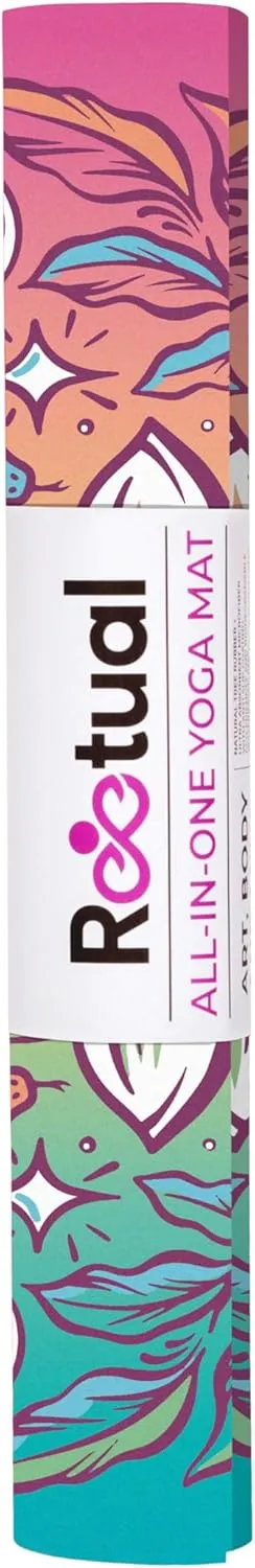 Hot Yoga Mat Non Slip Towel Combo - with Carrying Strap
