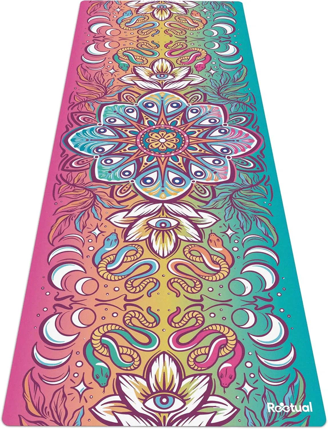 Hot Yoga Mat Non Slip Towel Combo - with Carrying Strap