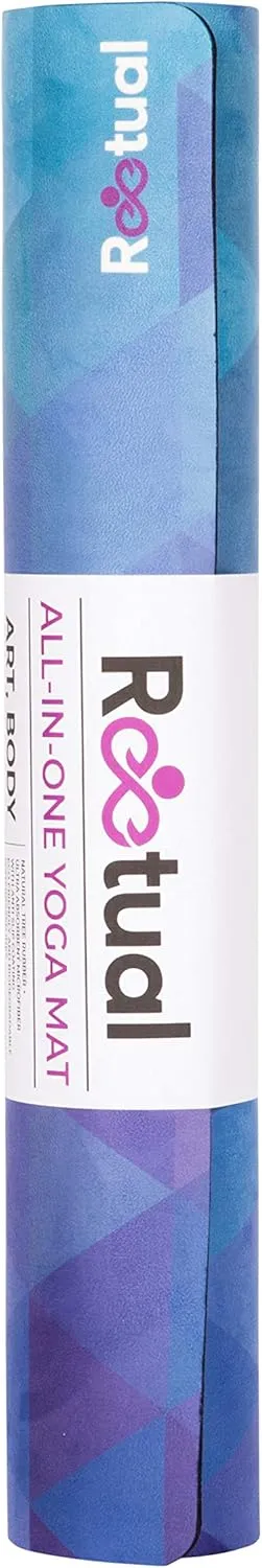 Hot Yoga Mat Non Slip Towel Combo - with Carrying Strap