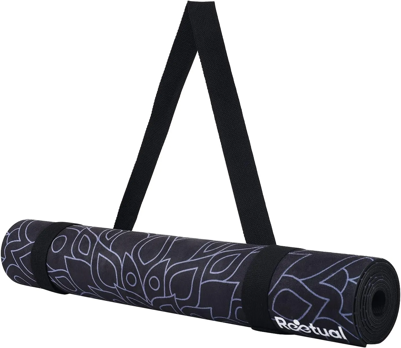 Hot Yoga Mat Non Slip Towel Combo - with Carrying Strap