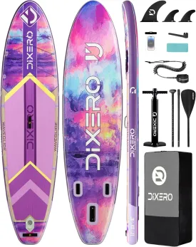 Inflatable Stand Up Paddle Board 11'*33", Extra Wide Paddle Boards for Adults, SUP with Premium Accessories, Adjustable Paddle, Hand Pump, Bottom Fin, Leash Waterproof Phone Bag