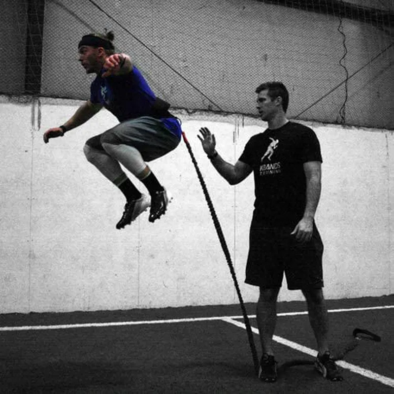 Kbands Training Speed Reactive Stretch Cord - Adjustable Belt, Anchor Strap, Dual Resistance Cord, Overspeed Accelerator, Vertical FX