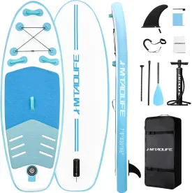Kids Inflatable Stand Up Paddle Board, Kids Paddle Board with SUP Accessories, Anti-Slip EVA Deck, 76Child SUP for Kids & Youth