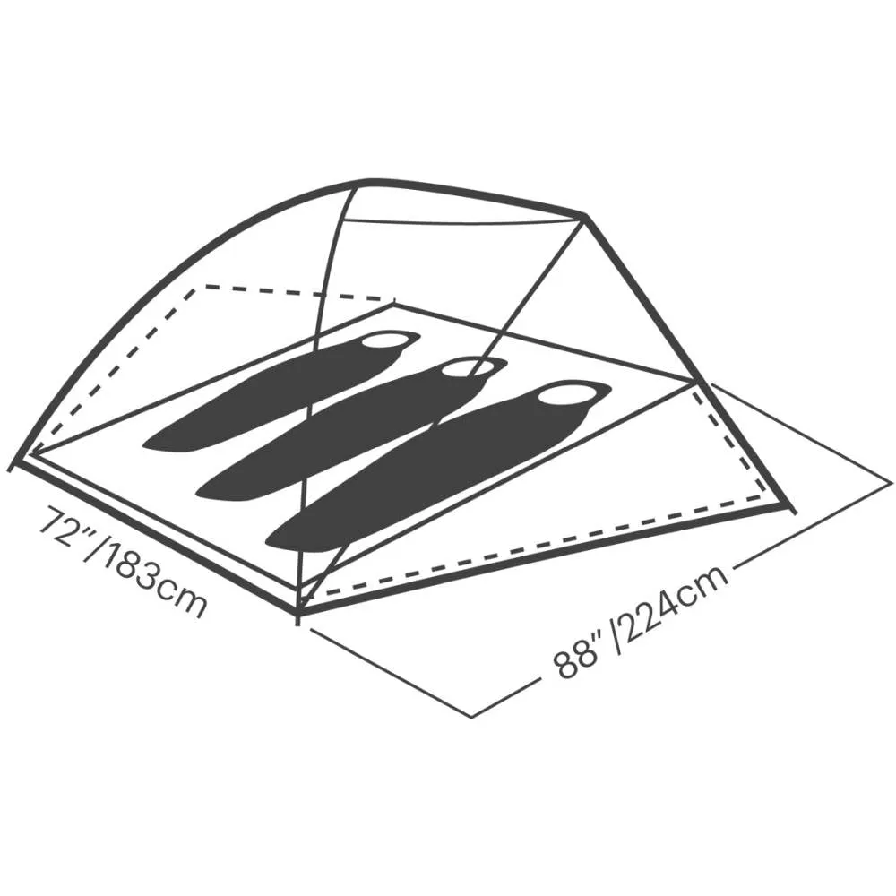 Midori 3 Person Backpacking Tent