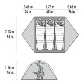 MSR Hubba Hubba™ 3-Person Backpacking Tent