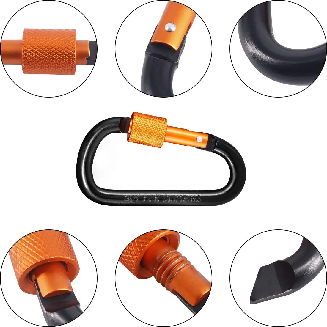 NewDoar Locking Clip,for Keychain Dog Leashes&Harness