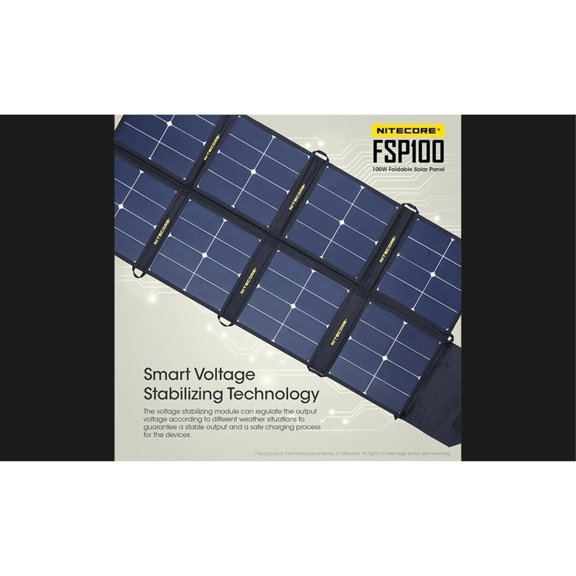 Nitecore FSP100 Foldable 100W Solar Panel
