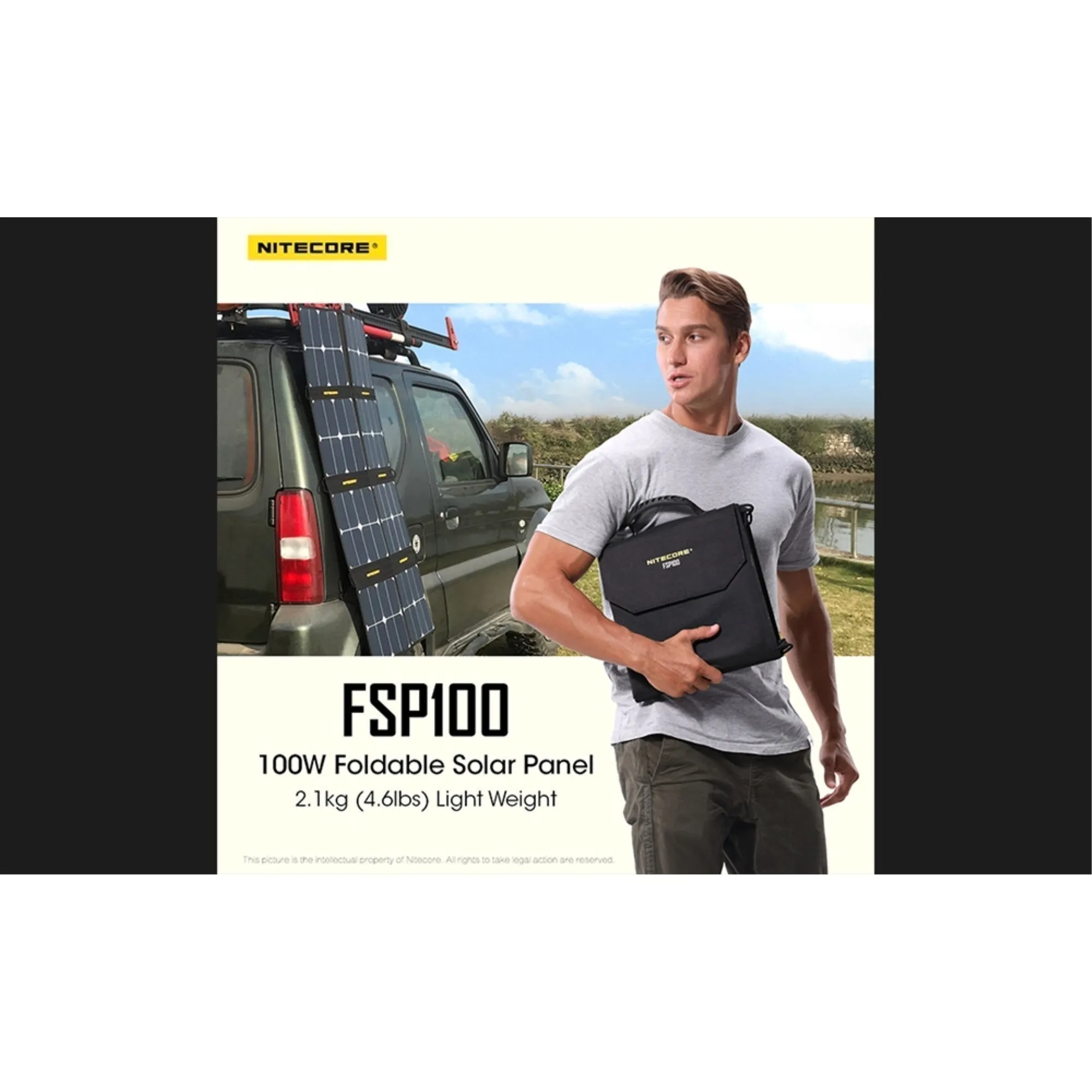 Nitecore FSP100 Foldable 100W Solar Panel