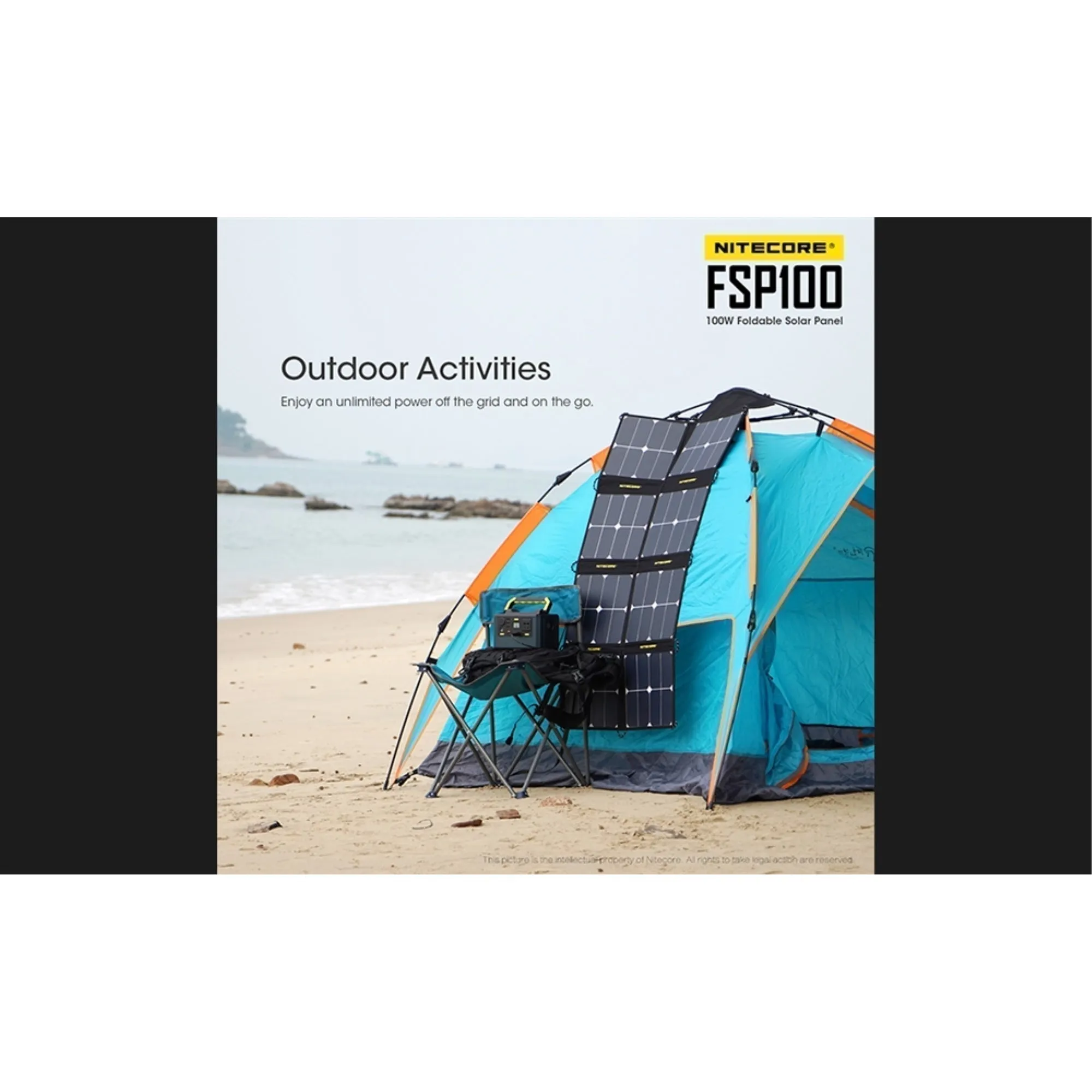 Nitecore FSP100 Foldable 100W Solar Panel