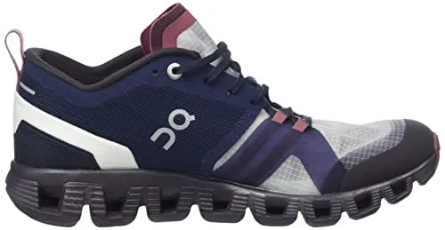 ON Running Womens Cloud X Shift Textile Synthetic Ink Cherry Trainers 8.5 US