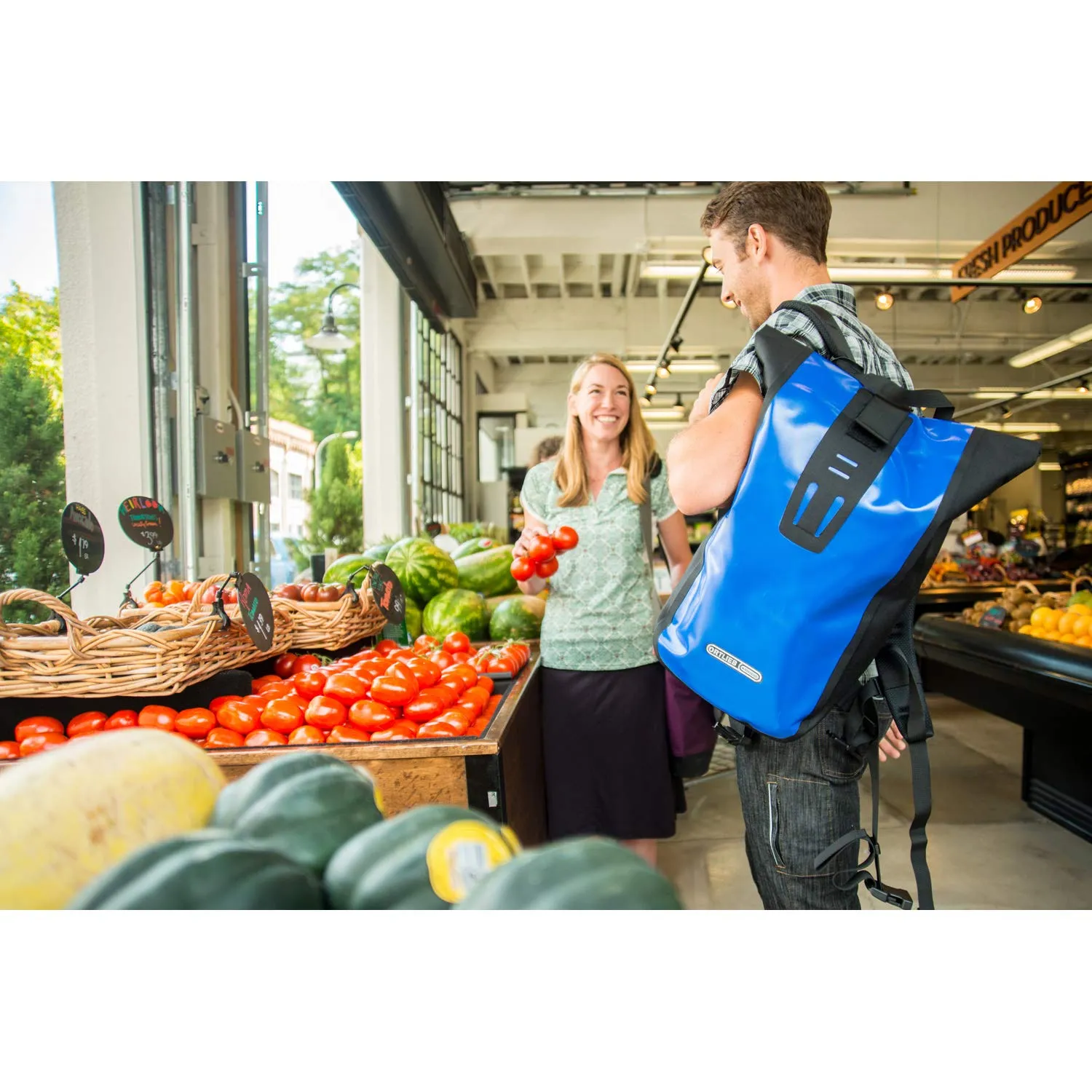 Ortlieb Velocity Backpack: White/Black