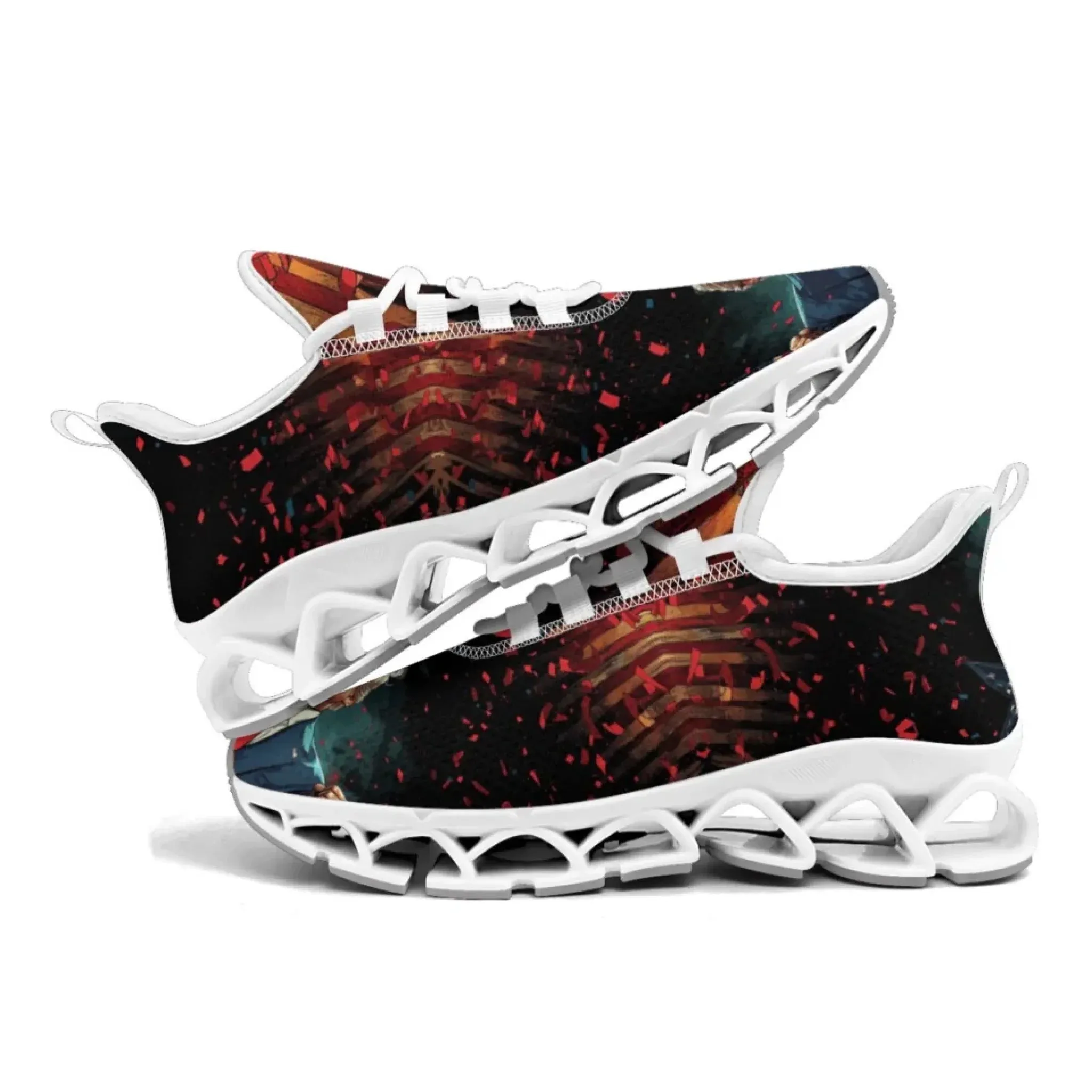 Personalized Patriotic Trump Sneakers, Custom Lightweight Walking Shoes, Pride Running Shoes