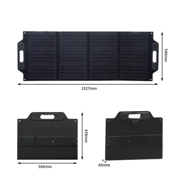 Portable And Rechargable Solar Panel 100W