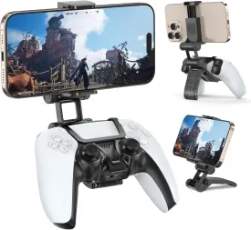 PS5 Controller Phone Mount Clip, PS5 Mobile Gaming Phone Controller Holder for PlayStation 5, PS5 Remote Play Phone Stand Replacement for PlayStation 3 Chargers