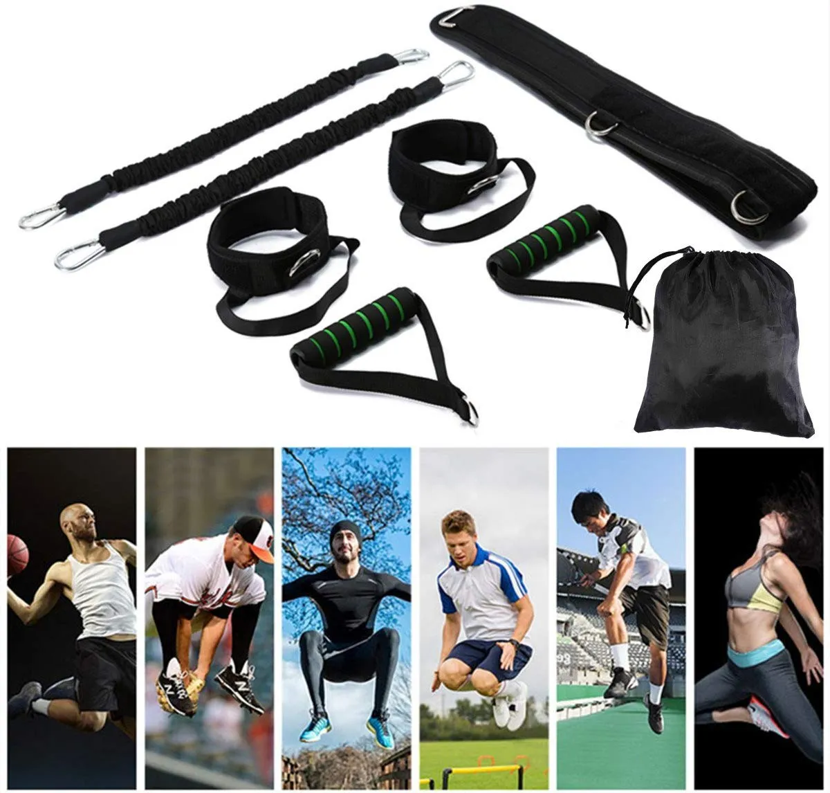 Resistance Bands, Multi-Sport Jump & Strength Builder