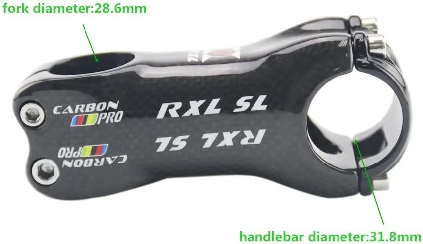RXL SL MTB Carbon Stem MTB Stem Carbon Fiber Stem Road Bike Stem 70 31.8mm Racing Bike Handlebar Stem 6 Degree 70mm Mountain Bike Stem