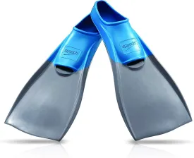 Speedo Unisex-Adult Swim Training Fins Rubber Long Blade
