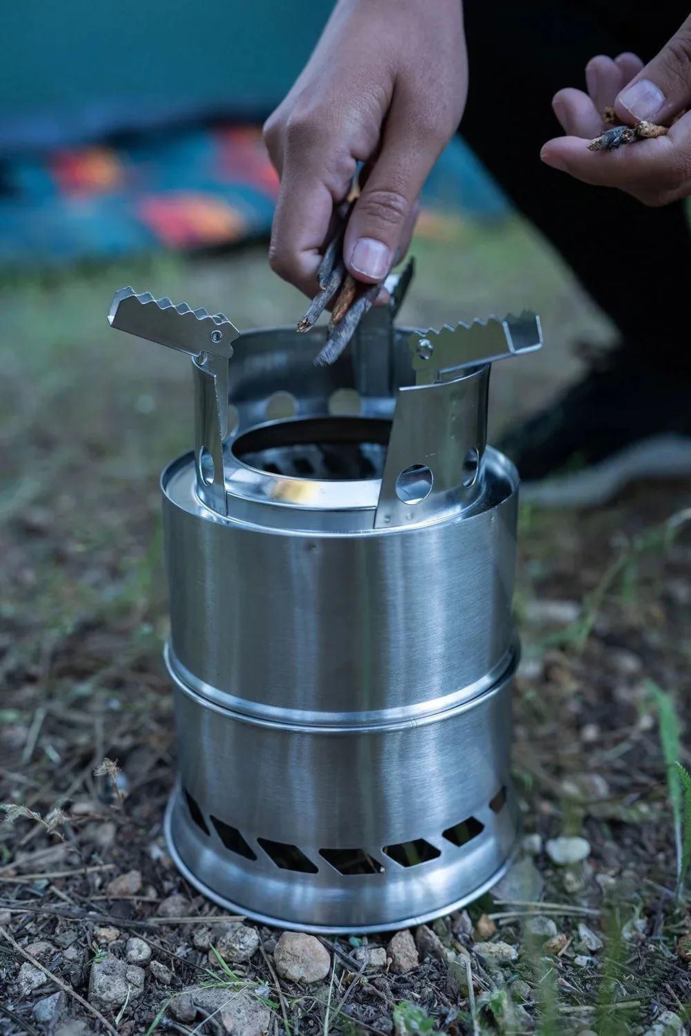 Stansport Stainless Steel Wood Burning Stove