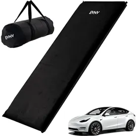 Tesla Model Y Mattress - Premium Tesla Camping Air Mattress with Comfortable, Supportive Memory Foam Insert - Adjustable Firmness - Rest Well (Model Y, Black)