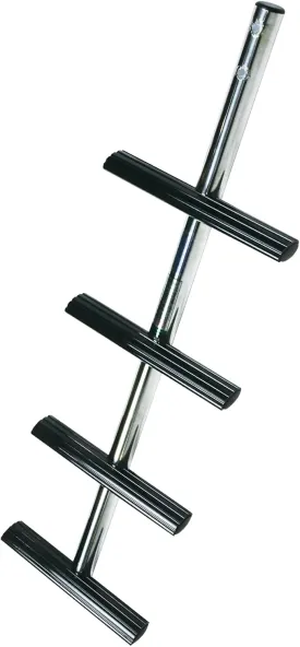 Vinland Marine 304 Stainless Steel Removable Boat Dive Ladder, 3-Step 4-Step, Boat Transom Ladder, Transom Step, Not Including Boat Ladder Bracket, Swimming Ladder, Clip on Boat Ladder for Boat