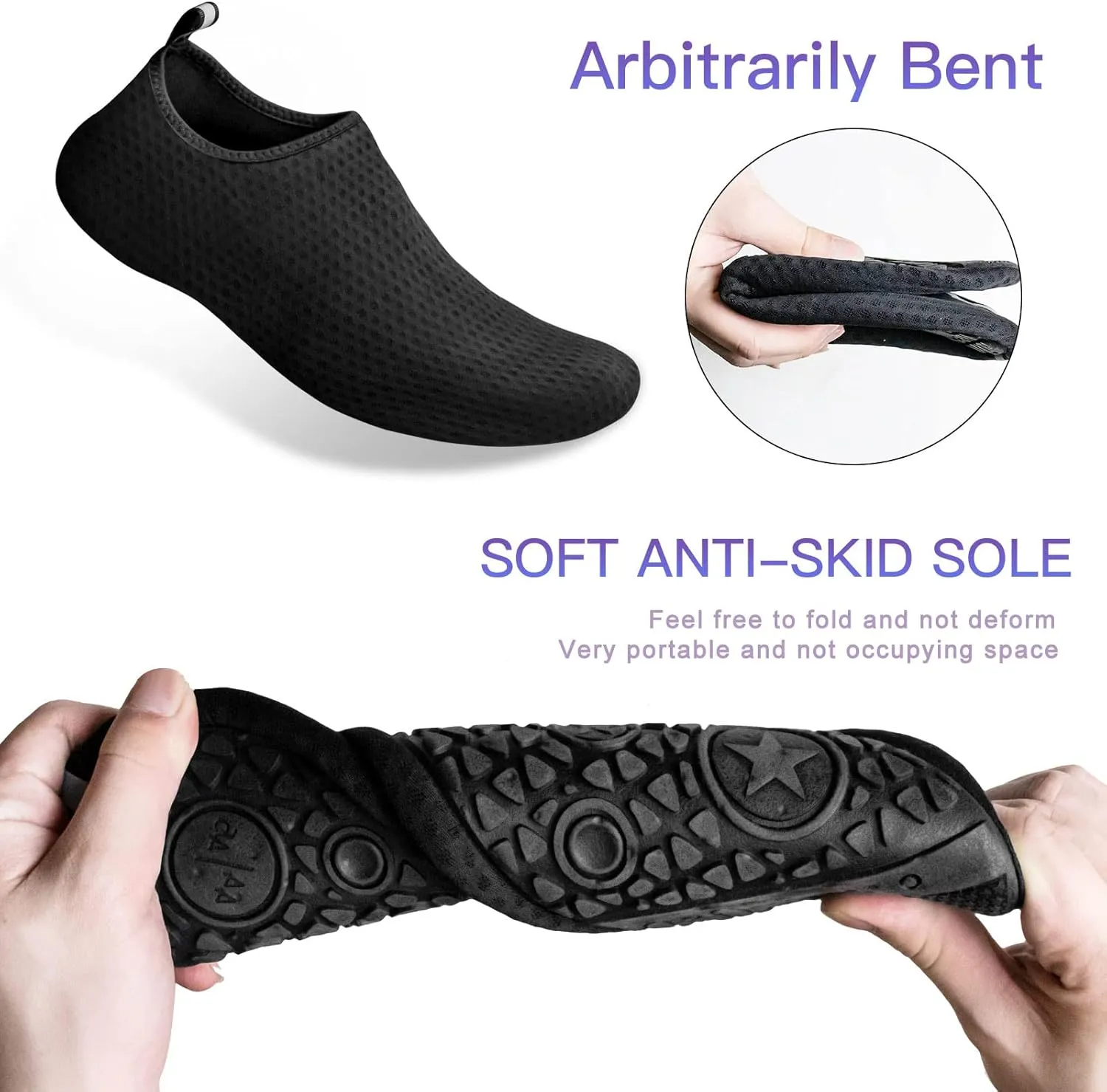 Water Shoes Quick-Dry Aqua Yoga Socks Swim Beach Surf Diving Barefoot Shoes for Men Women