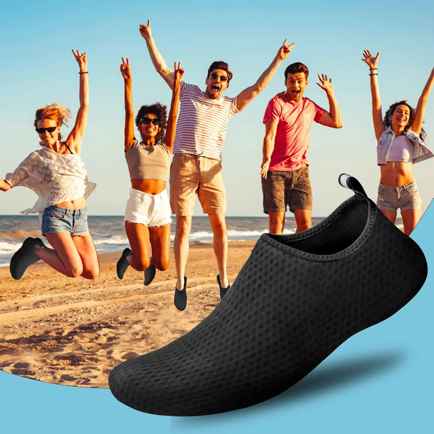 Water Shoes Quick-Dry Aqua Yoga Socks Swim Beach Surf Diving Barefoot Shoes for Men Women