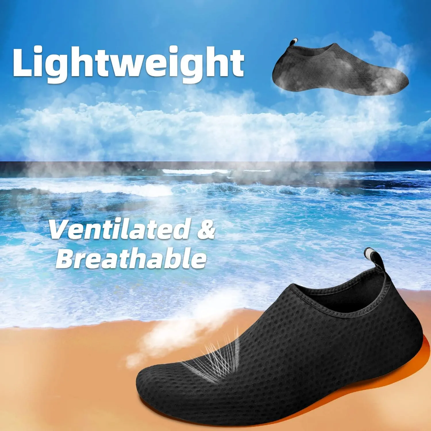 Water Shoes Quick-Dry Aqua Yoga Socks Swim Beach Surf Diving Barefoot Shoes for Men Women