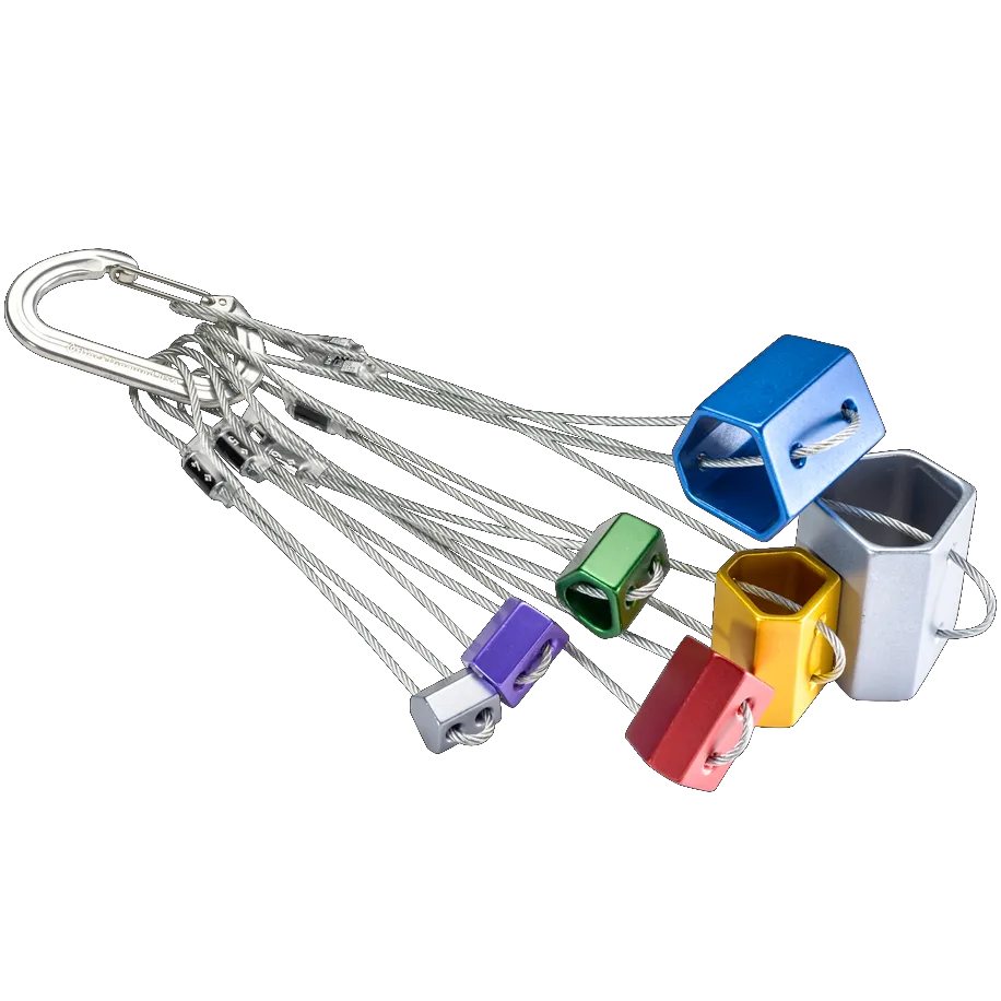 Wired Hexentric Nut Set #4-10