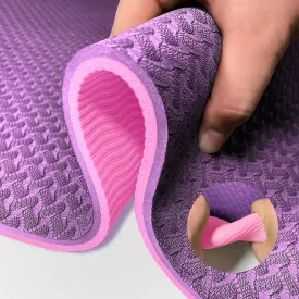 Yoga Mat 1/3 inch Exercise Mats 8mm  Non-Slip Extra Thick High-Density