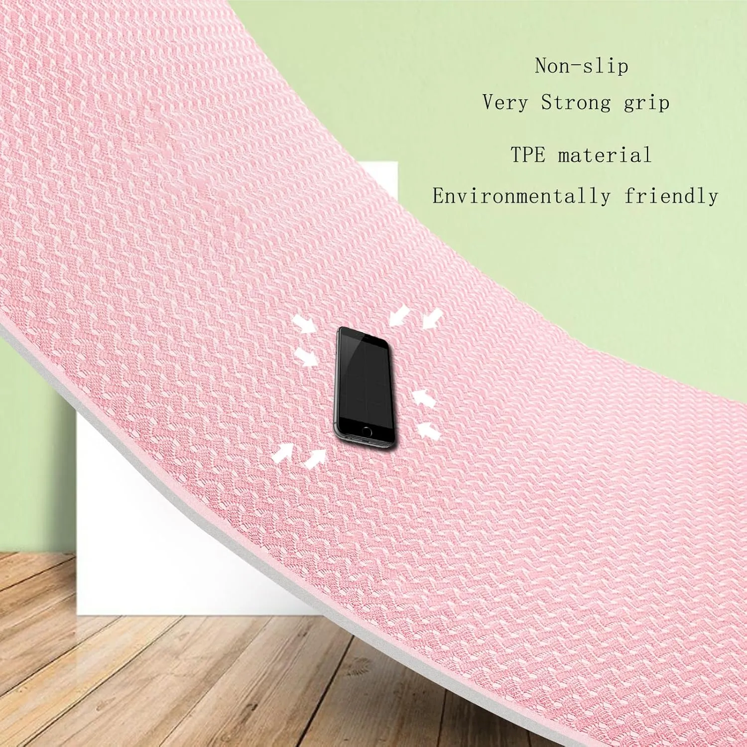 Yoga Mat 1/3 inch Exercise Mats 8mm  Non-Slip Extra Thick High-Density