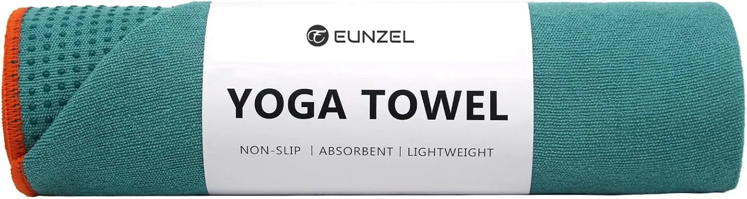 Yoga Towel - Microfiber Non Slip Yoga Mat Towel with Grip Dot Sweat Absorbent
